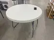 Foldable Round Table - Brand New - 1