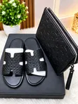 Unisex Slippers - Leather Upper - 1