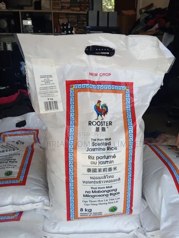 Rooster Jasmine Rice 8kg - 1