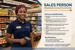 Sales Persons Needed - Accra (Lashibi & Nungua)