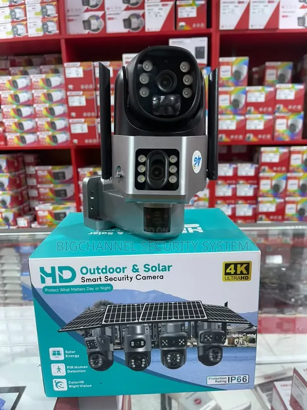 Compon Dual Lens Solar PTZ Camera - 1