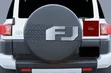 Black Hard Shell Spare Tire Cover for Toyota FJ Cruiser - 3
