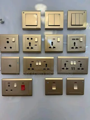 IVF GD Pure Gold Switches and Sockets with 30-Year Warranty