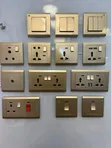 IVF GD Pure Gold Switches and Sockets with 30-Year Warranty - 1