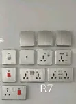 Silver Body Socket and Switches with 30-Year Warranty - 1