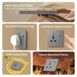 Silver Body Socket and Switches with 30-Year Warranty - 2