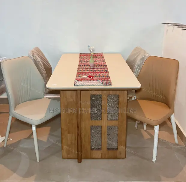 Premium Solid Wood Dining Table | 100% Imported - 1