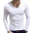 Bodycon Top - V-Neck, Long Sleeve - 1