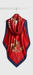 Fashion Scarf - Silk Headscarf - 1