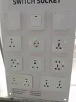 ZDH Double Socket and Switches - White - 1
