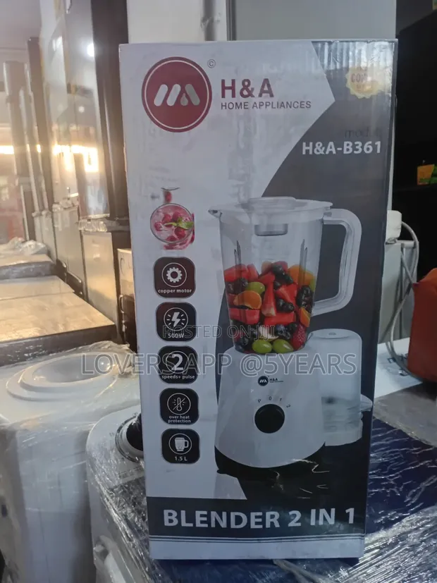 H&A 2-in-1 Blender with Multi-Miller - 1