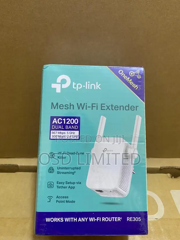 TP-Link AC1200 WiFi Range Extender RE305 - 1