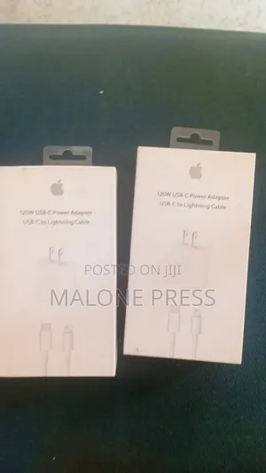 120W USB-C Power Adapter & USB-C to Lightning Cable Charger