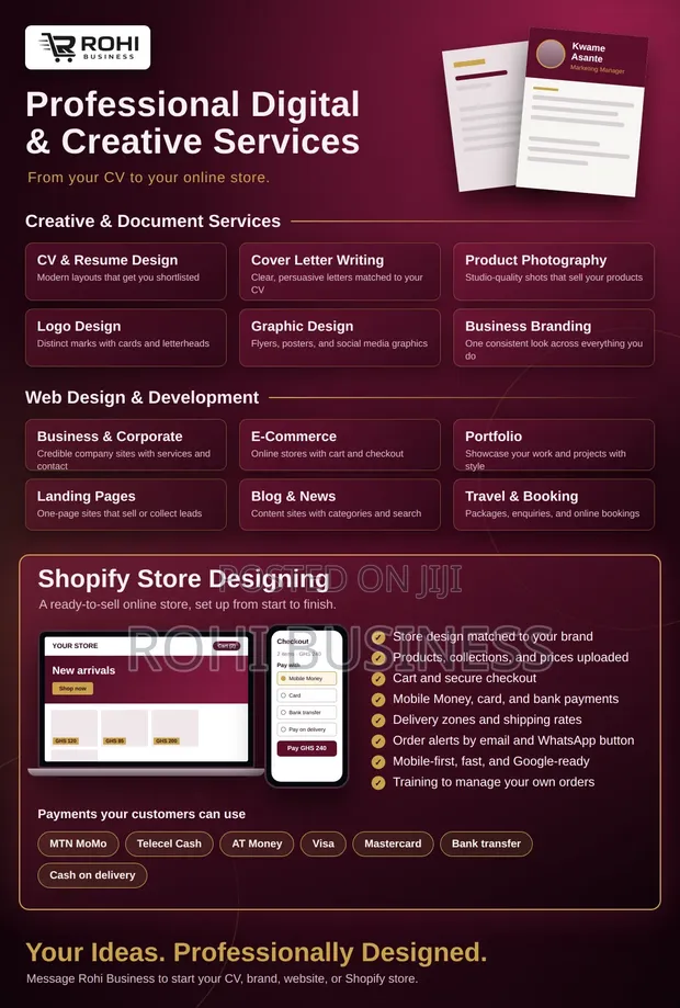 Rohi Business: Professional Digital & Creative Services - 1