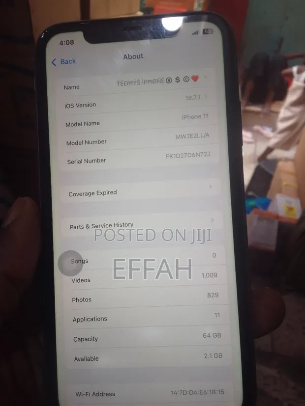 Apple iPhone 11 64GB Black - 1