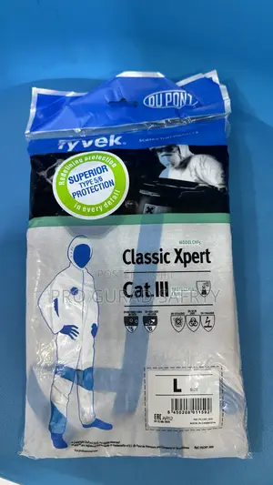 Tyvek Disposable Coveralls - White, Size L