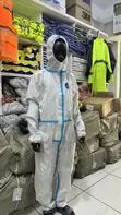 Tyvek Disposable Coveralls - White, Size L - 4