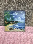 Original Hand-Painted Beach Canvas Art - 1