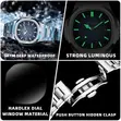 Paazomu 614 Luxury Quartz Wristwatch - Silver Blue - 3