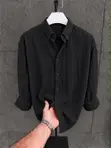 Quality Detailed Pleated Shirts - 4