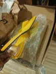 Zara Women's Yellow Rubber Slippers - Size 40 - 2