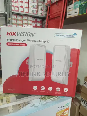 Hikvision 3KM 5GHz 867 Mbps Wireless Bridge