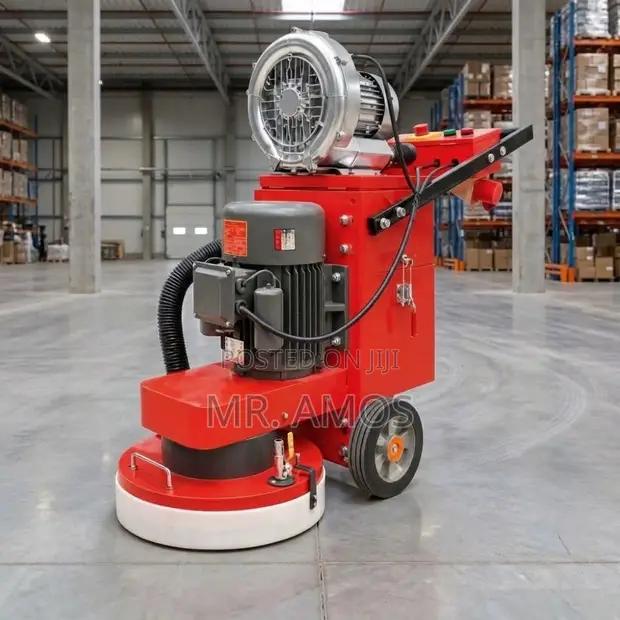 Concrete Grinder with Built-in Vacuum Cleaner (4kW, 380V) - 1