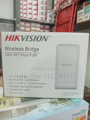 Hikvision Wireless Bridge 5GHz 867Mbps 8dBi