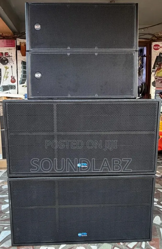RCF Double Bass & 12-inch Line Array Speakers - 1