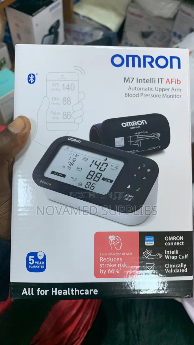 OMRON M7 Intelli IT AFib Automatic Upper Arm Blood Pressure Monitor - 1