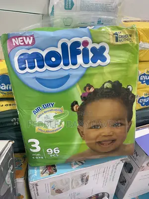 Molfix Air Dry Diapers - Size 3 (96 pcs)