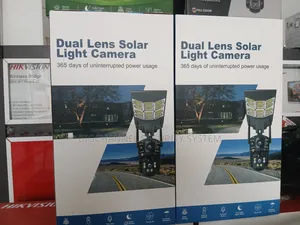 Dual Lens Solar Light Camera
