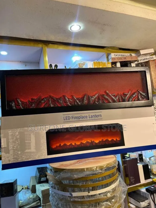 Brand New LED Fireplace Lantern - 1