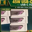 45W USB-C Power Adapter with USB-C to Lightning Cable - 3