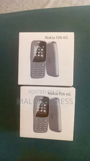 New Nokia 106 4G Black