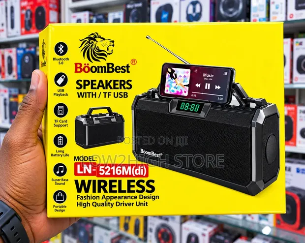 BoomBest LN-5216Midi 50W Wireless Bluetooth Speaker - 1