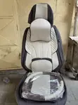 Premium Luxury Car Seat Cover Set - Beige & Brown - 2