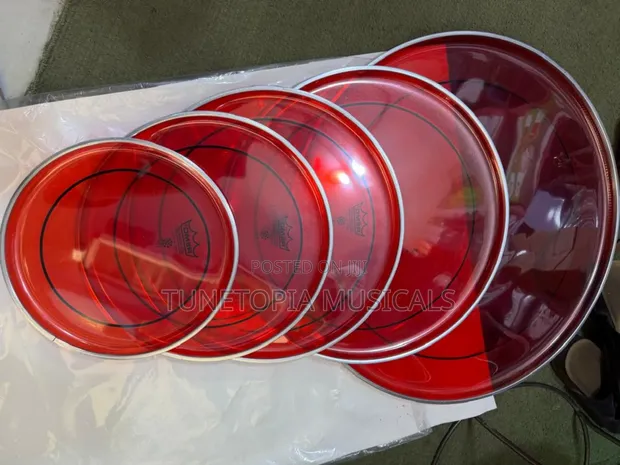 5-Piece Coloured Vellom Drum Head Set - 1