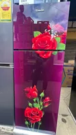 Brand New 228L Neon Flower Design Fridge - 1