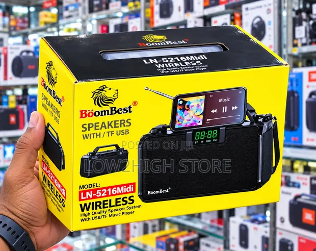 BoomBest LN-5216Midi 50W Wireless Bluetooth Speaker - 1