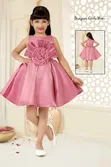 Luxury Designer Girl's Ballgown Dress with Headband - 1