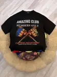 Bold Zipper Mask Oversized Tee - 1