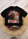 Bold Zipper Mask Oversized Tee - 4