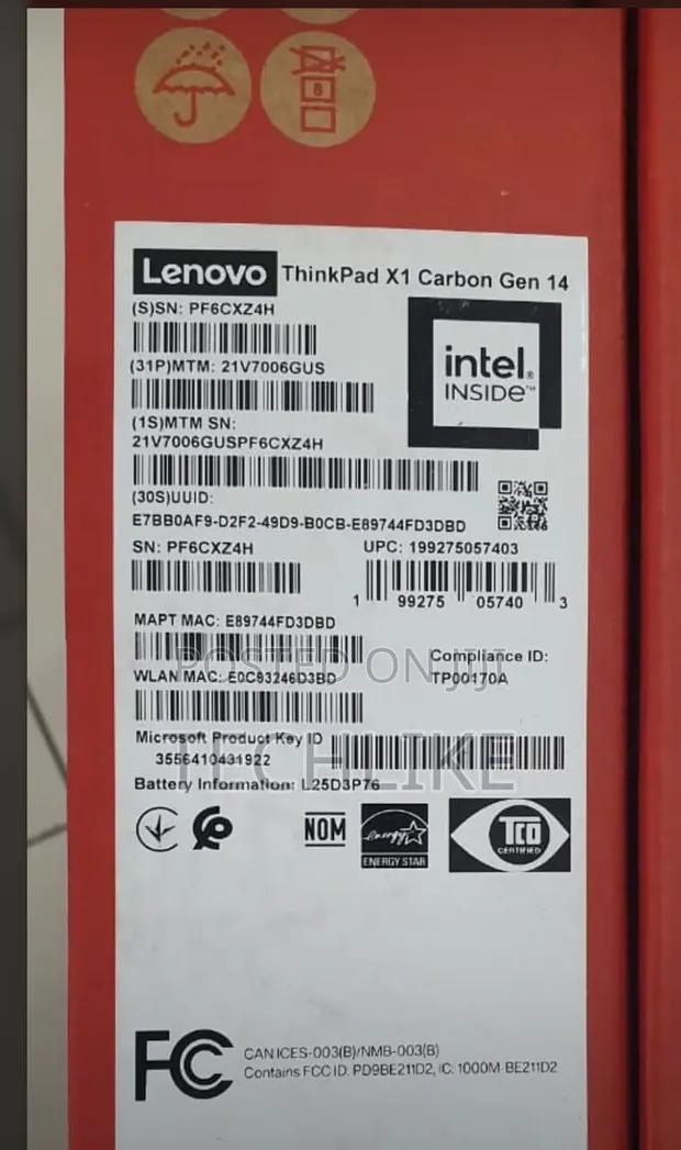 Lenovo ThinkPad X1 Carbon Gen 14 Intel Core Ultra 7 32GB RAM 1TB SSD - 1