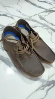 Clarks Brown Leather Shoes - Size 43 - 4