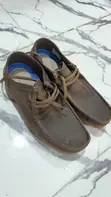 Clarks Brown Leather Shoes - Size 43 - 5
