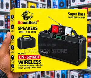 BoomBest LN-5216BT 50W SuperBass Wireless Bluetooth Speaker