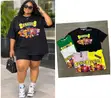 100K Oversize T-Shirt for Plus Size Ladies - 1