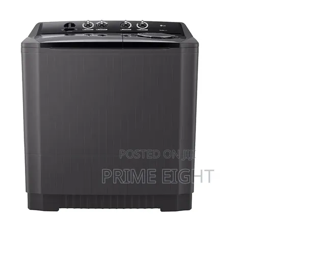 New LG 15Kg Semi Automatic Twin Tub Washing Machine P1561RWN9T - 1