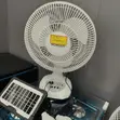 Rechargeable Solar Fan with Bulb - 2